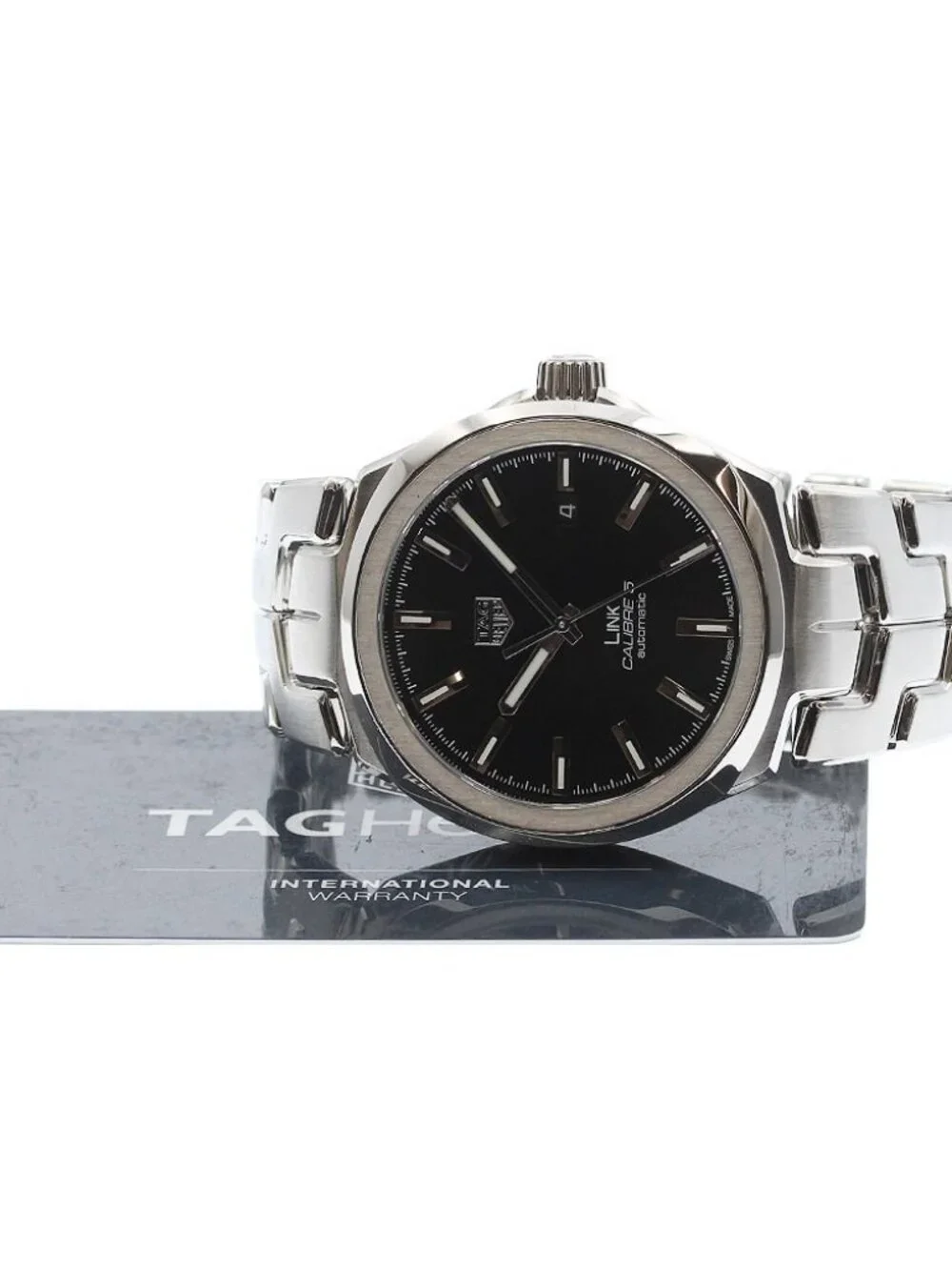 TAG HEUER Link caliber 5 WBC2110 Date black Dial Automatic Men's Watch_951214
